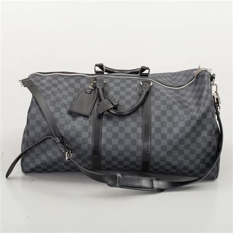 louis vuitton damier graphite keepall bandouliere replica|Keepall 55 Bandouliere in Damier Graphite Canvas .